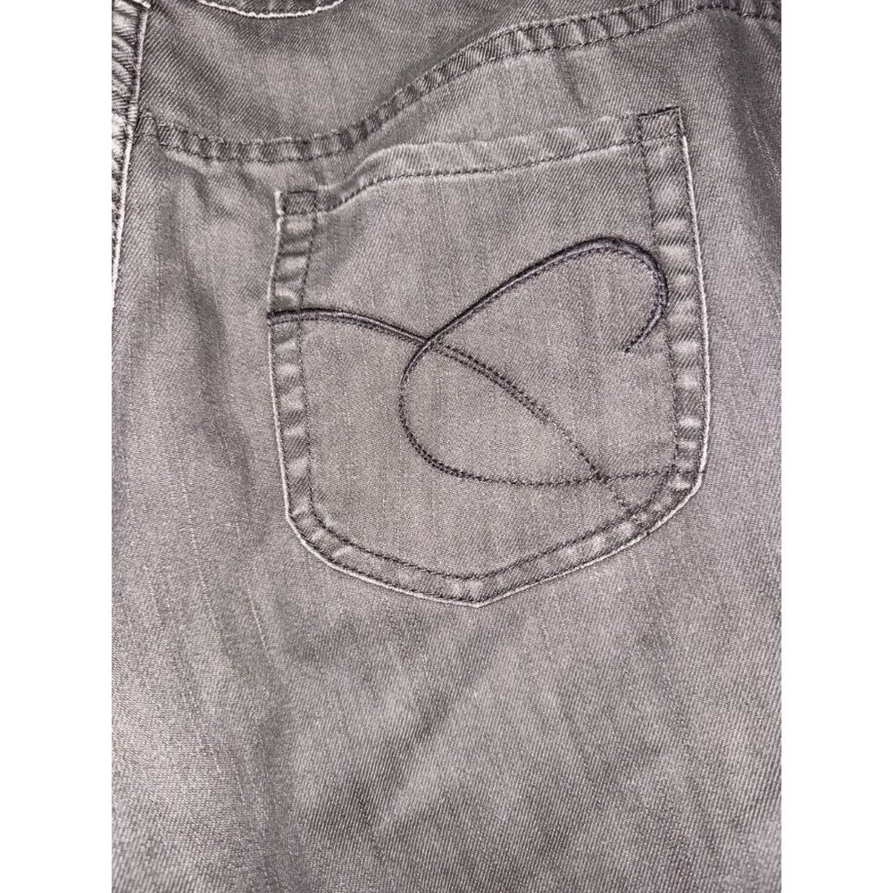 Chicos Platinum Denim Gray Jeans Size 2.5 Regular 72% Cotton 28% Elastrell-P dis - Picture 10 of 10